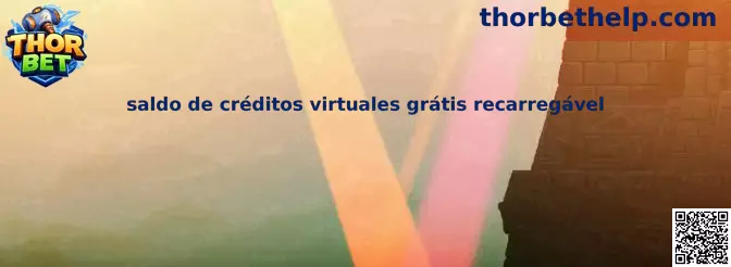 Saldo de créditos virtuales grátis recarregável