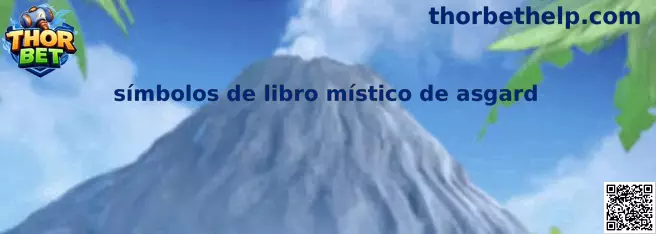Símbolos de libro místico de asgard