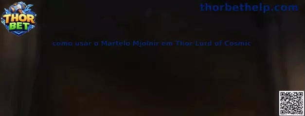 Martelo Mjolnir en Thor Lord of Cosmic