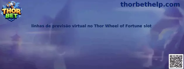 Linhas de previsão virtual no Thor Wheel of Fortune slot