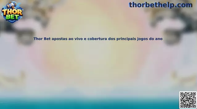 Guía de apuestas en vivo Thor Bet para eventos deportivos importantes